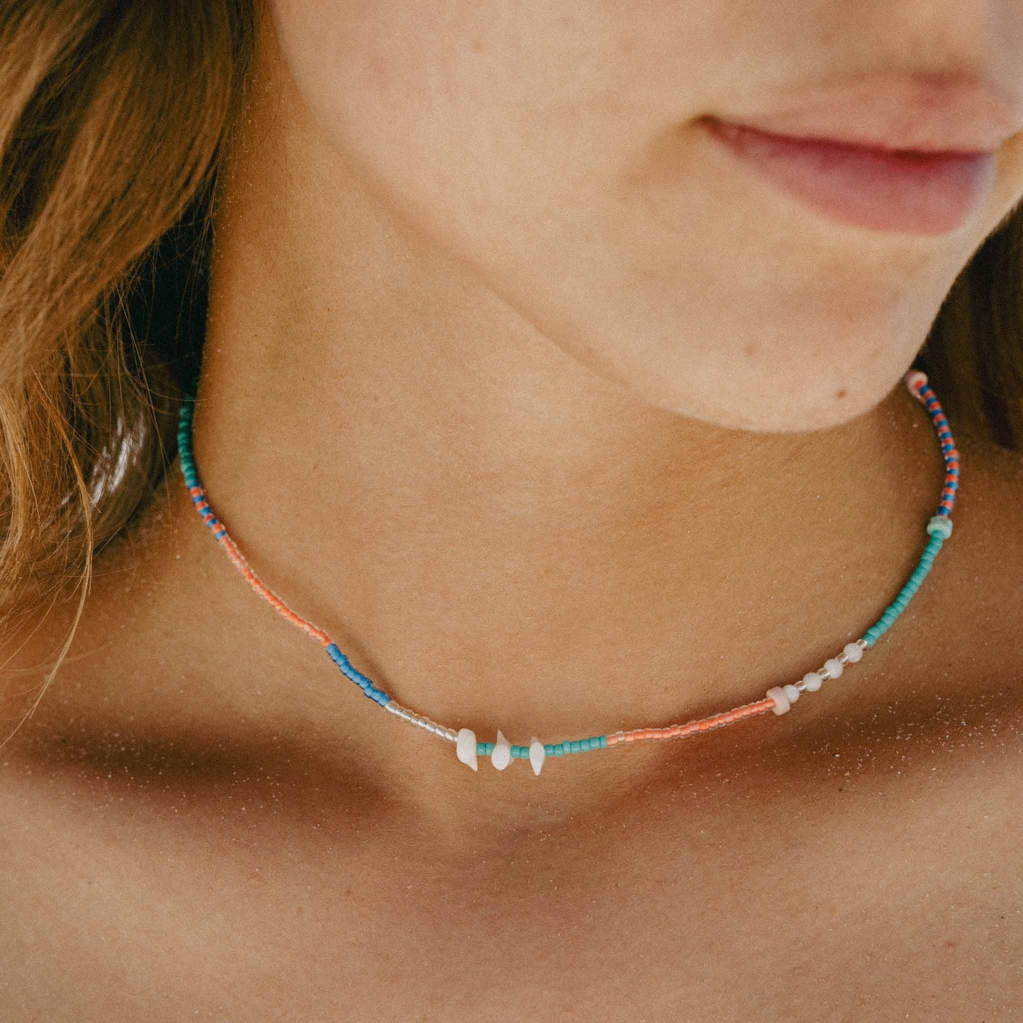 Mentari Dainty Beaded Necklace