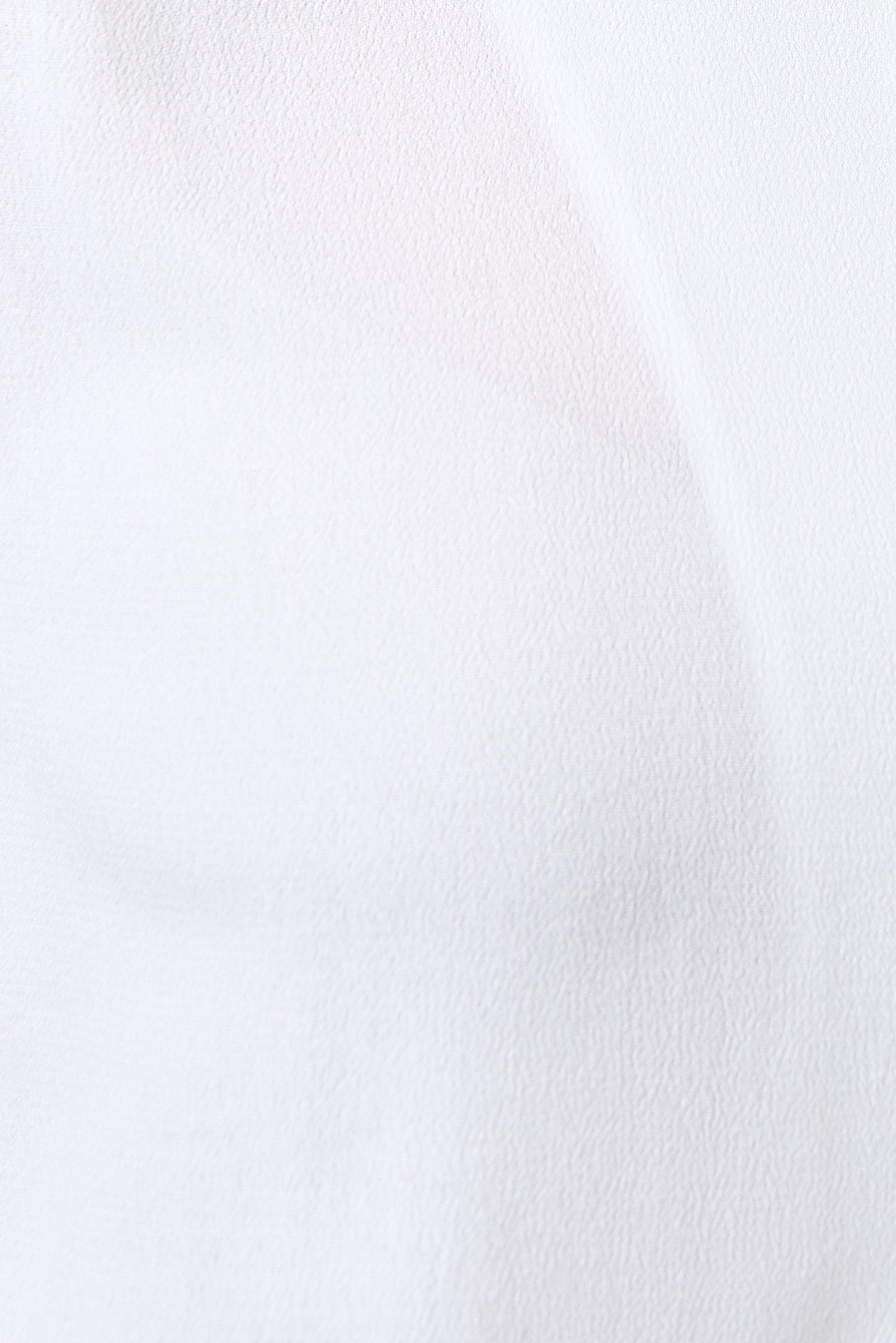 Octavia Moss Crepe Overlap Collar Shirt - Off White