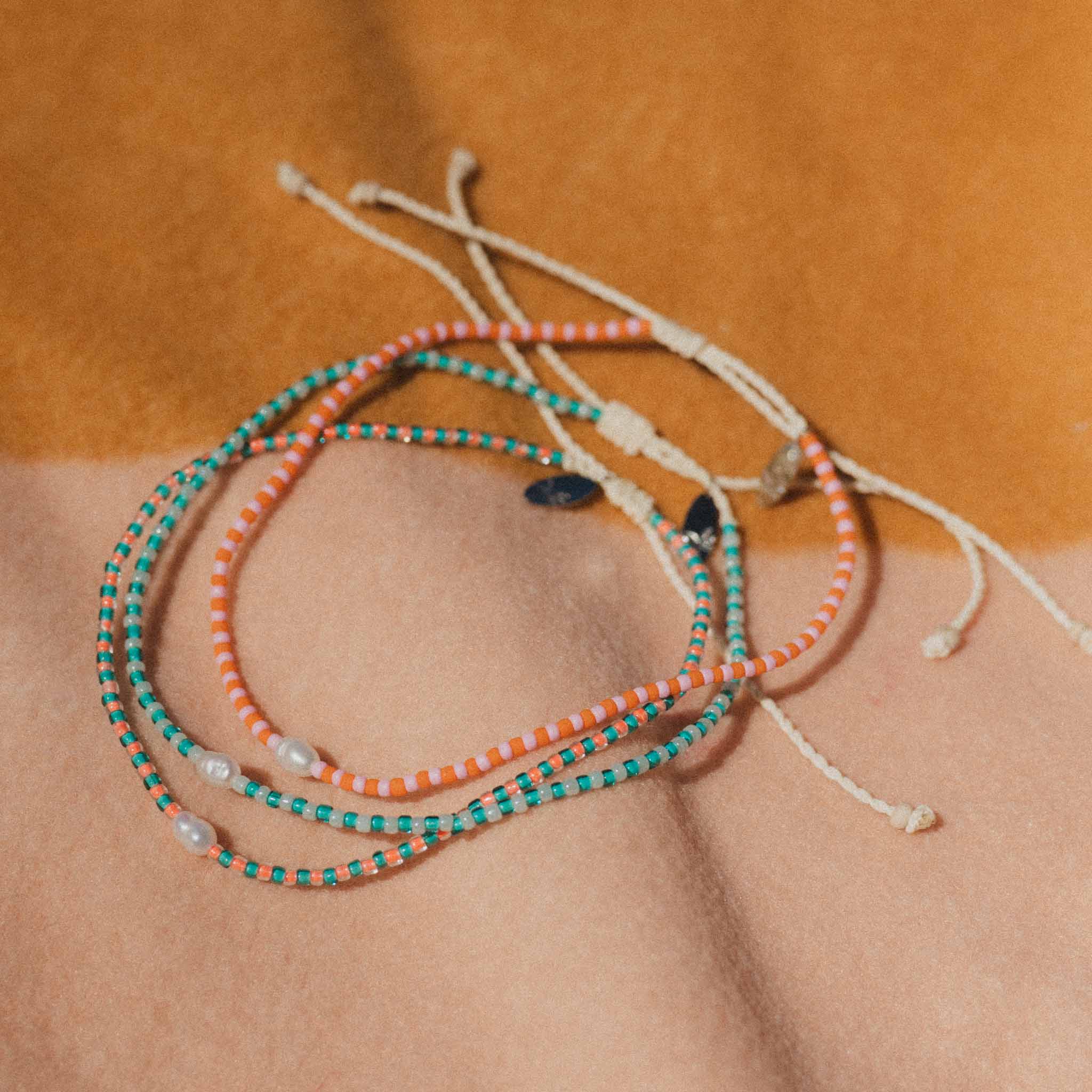 Mutiara Dainty Beaded Pearl Anklet