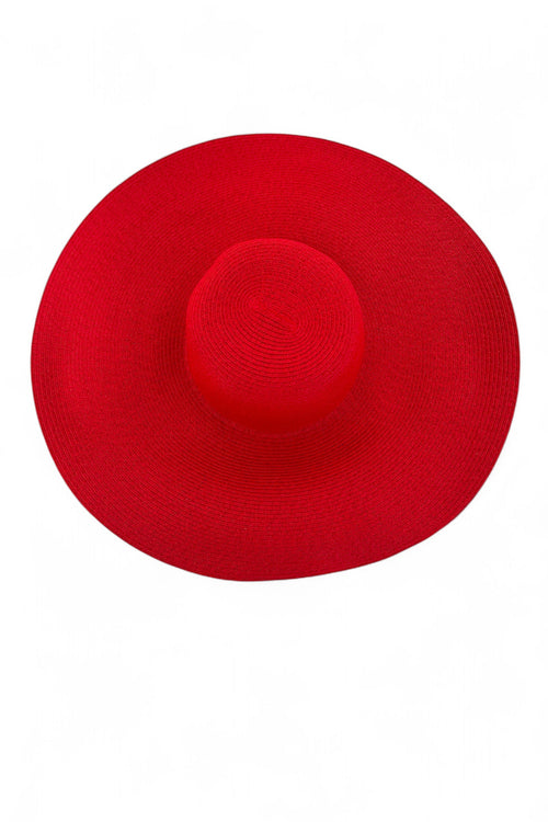 Kambrie Red Straw Hat