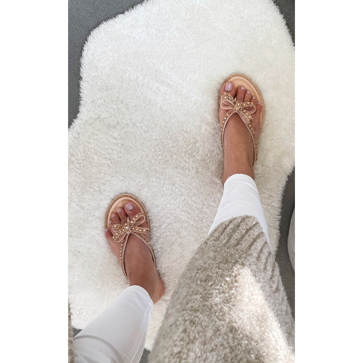 Bow Detail Sandals