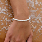 White Puka Shell Bracelet