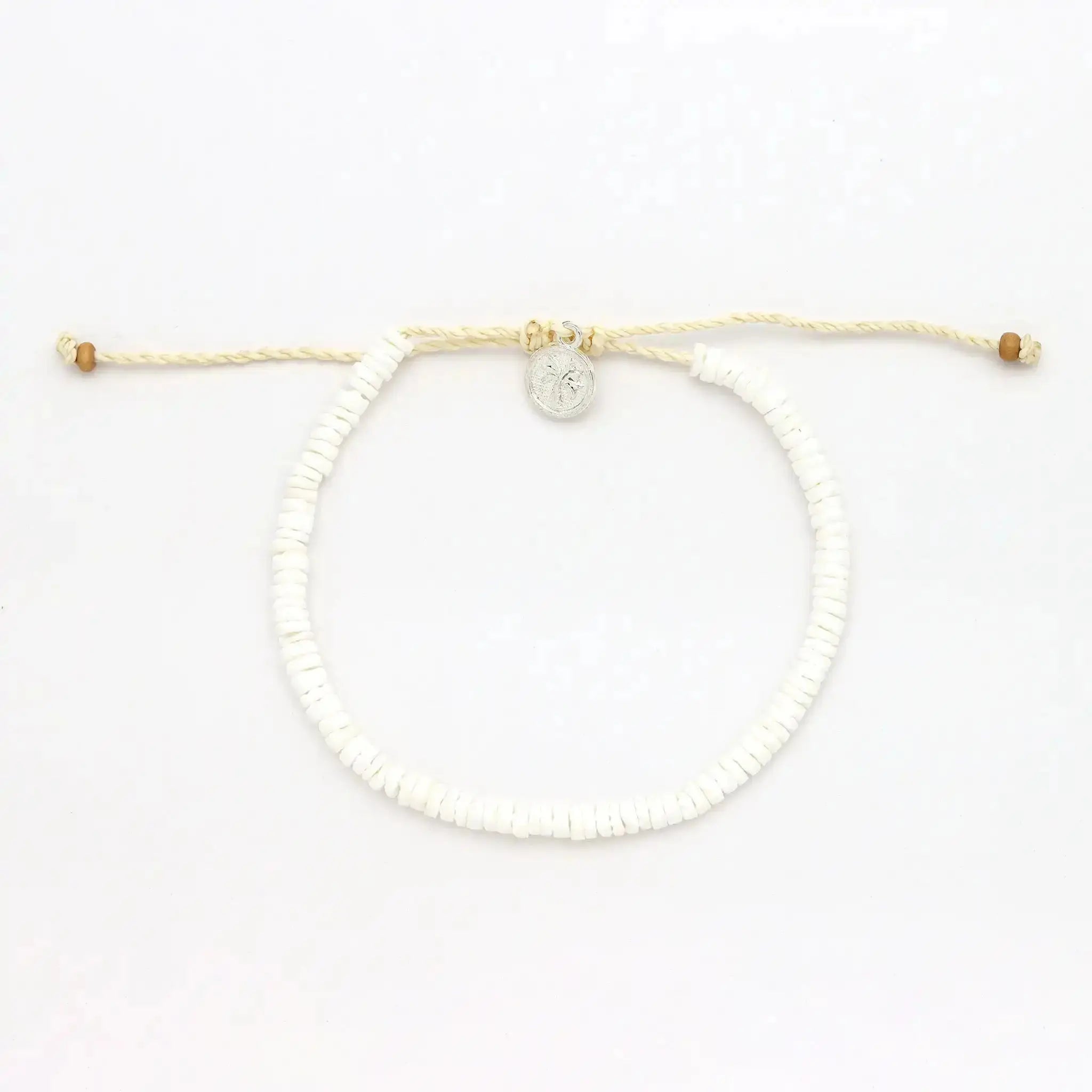 White Puka Shell Bracelet