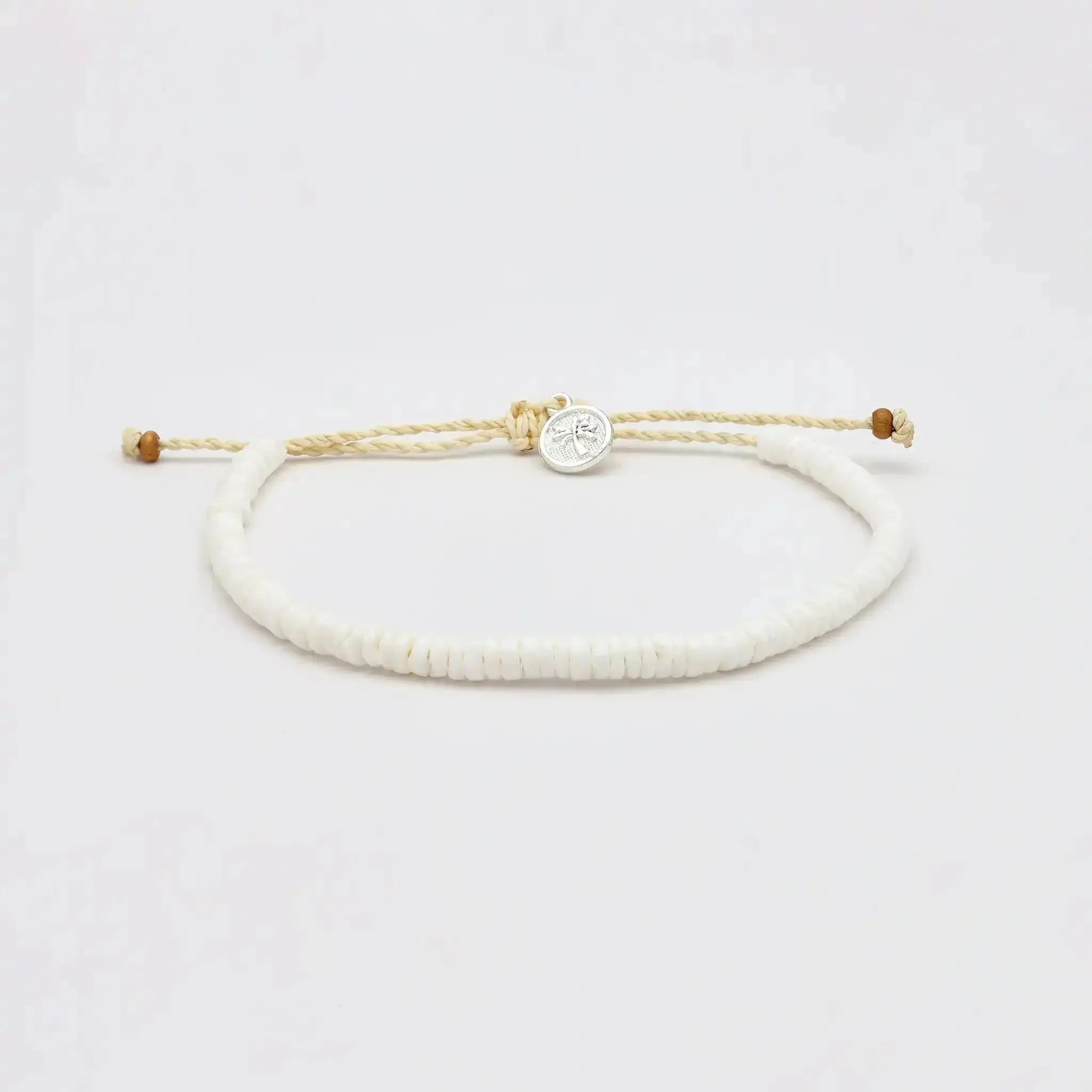 White Puka Shell Bracelet