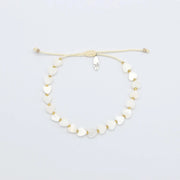 Mother of Pearl Heart Bracelet