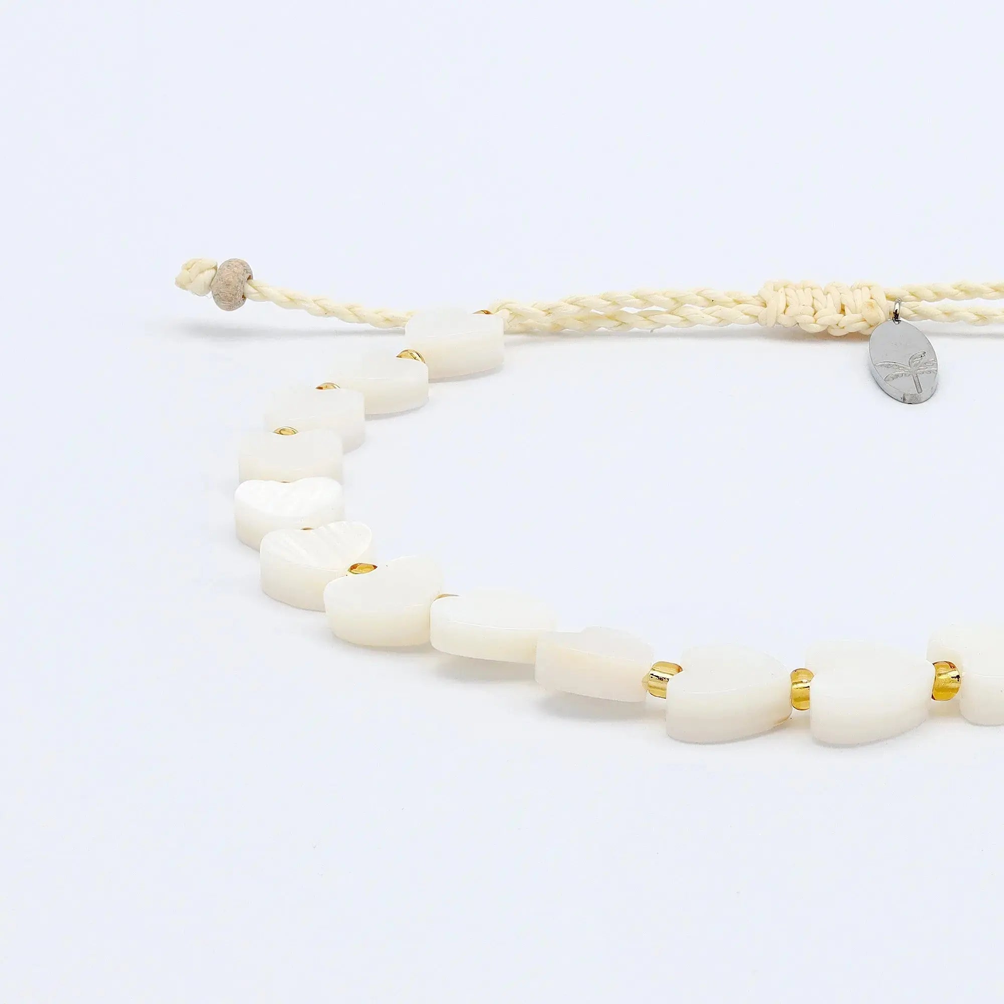 Mother of Pearl Heart Bracelet