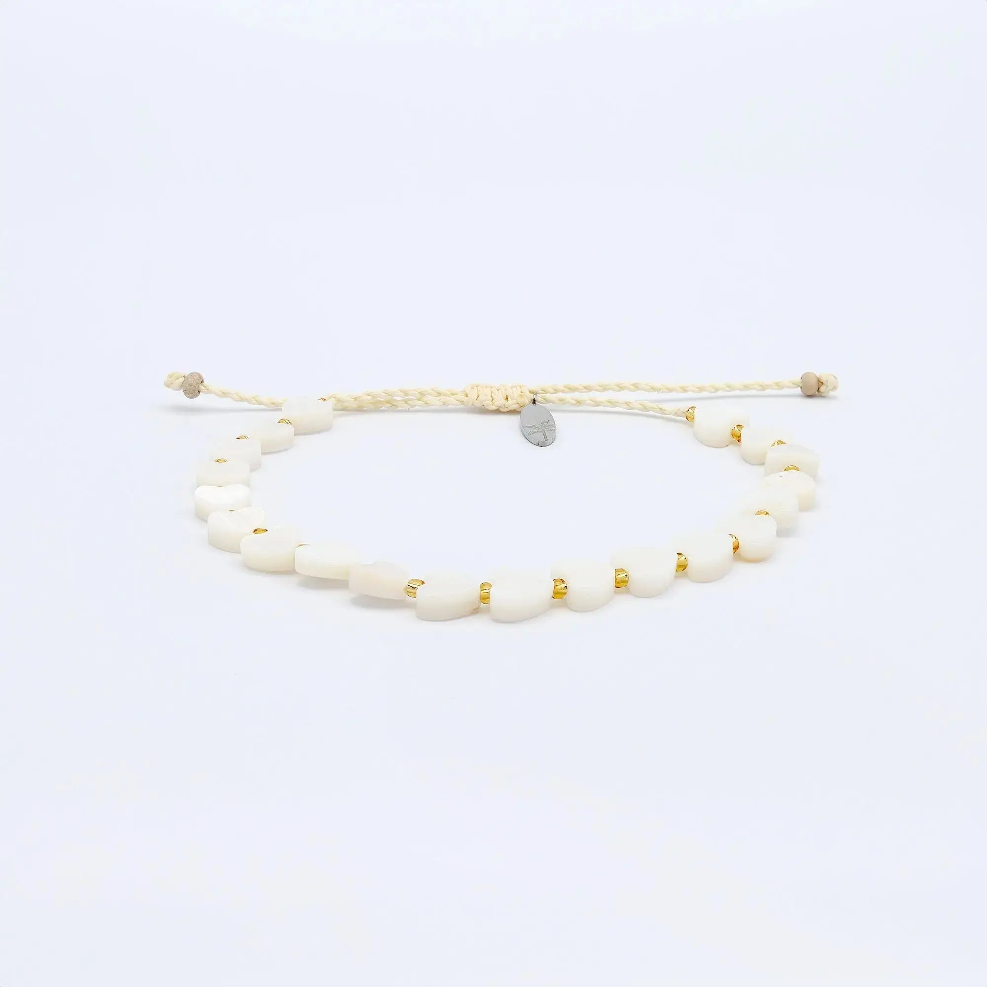 Mother of Pearl Heart Bracelet