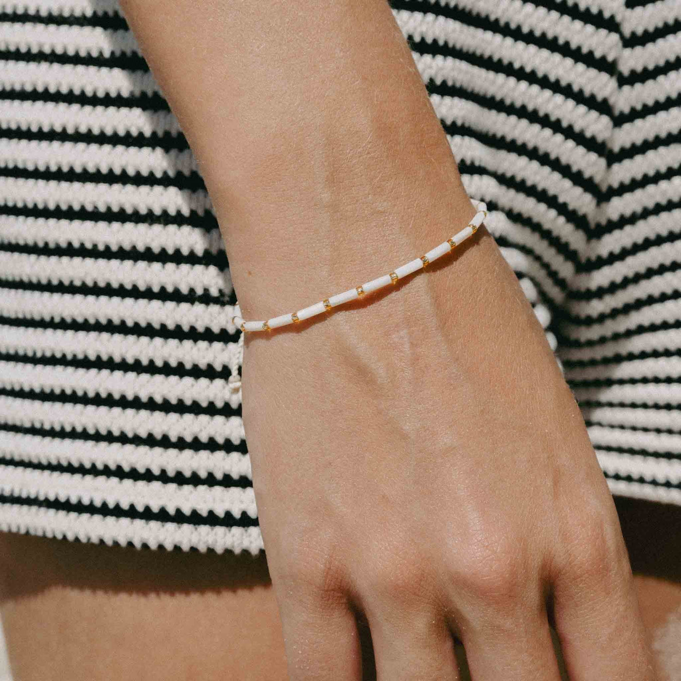 Cahaya Mother of Pearl Beaded Bracelet