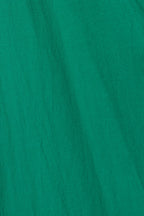 Soumia Jersey Bodice And Recycled Cotton Skirt Midaxi Dress - Green