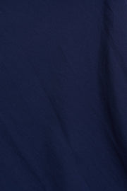 Soumia Jersey Bodice And Recycled Cotton Skirt Midaxi Dress - Navy