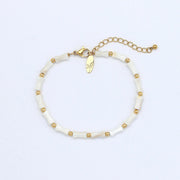 Mother of Pearl Waterproof Bracelet