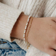 Mother of Pearl Waterproof Bracelet