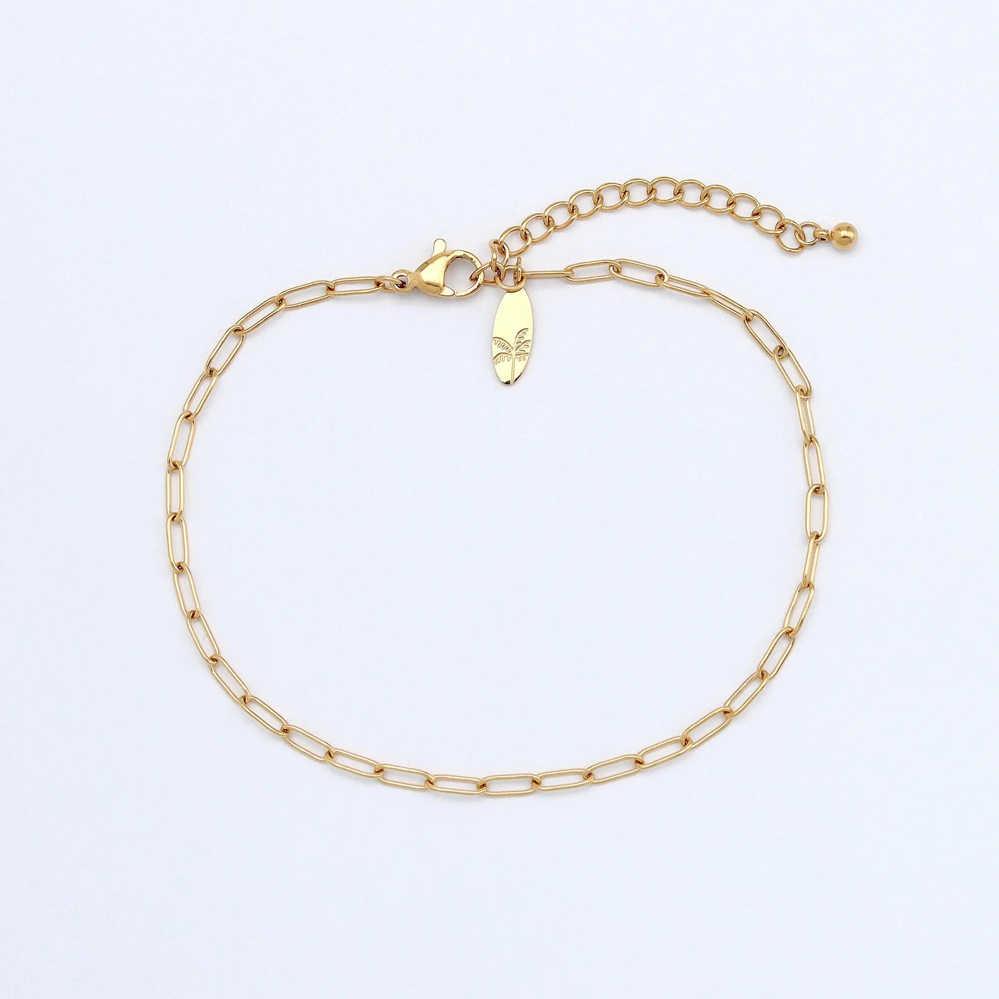 Paperclip Waterproof Chain Bracelet