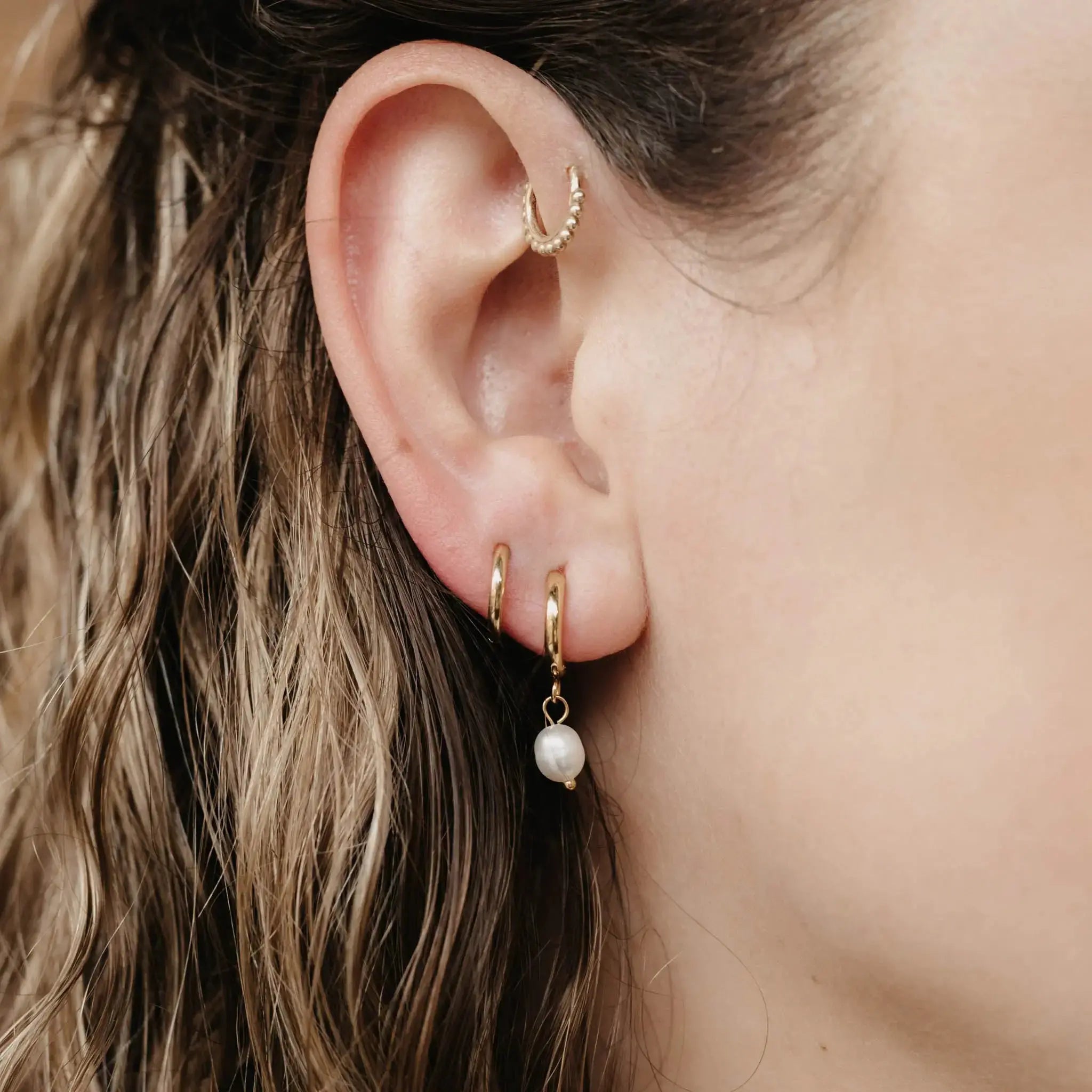 Tiny Huggie Hoop Waterproof Earrings