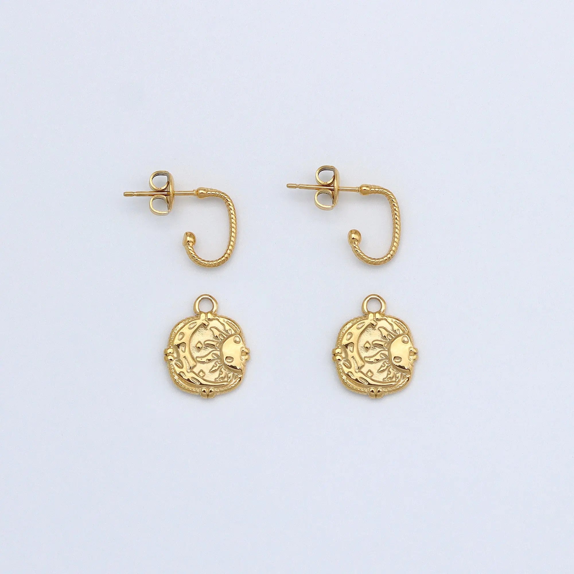 Luna Drop Waterproof Earrings