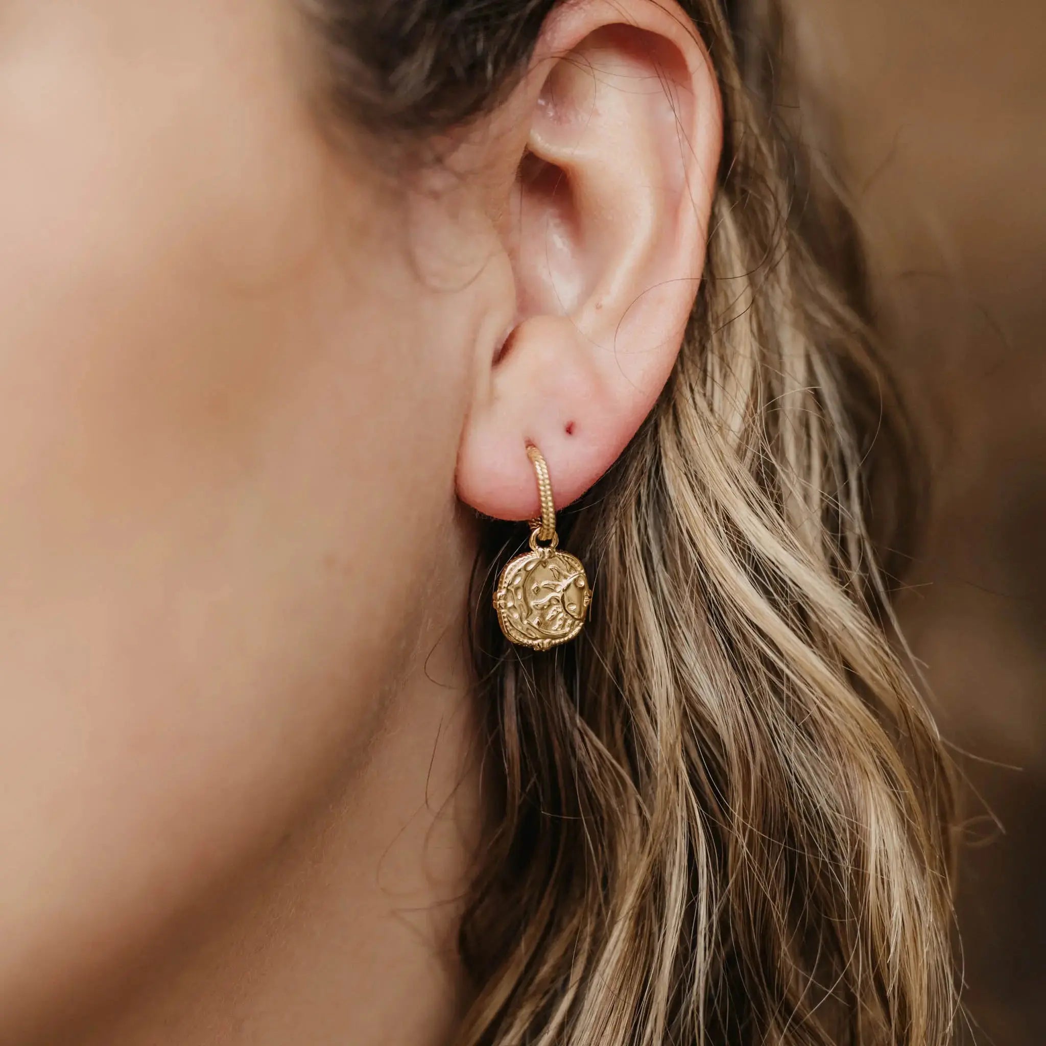 Luna Drop Waterproof Earrings