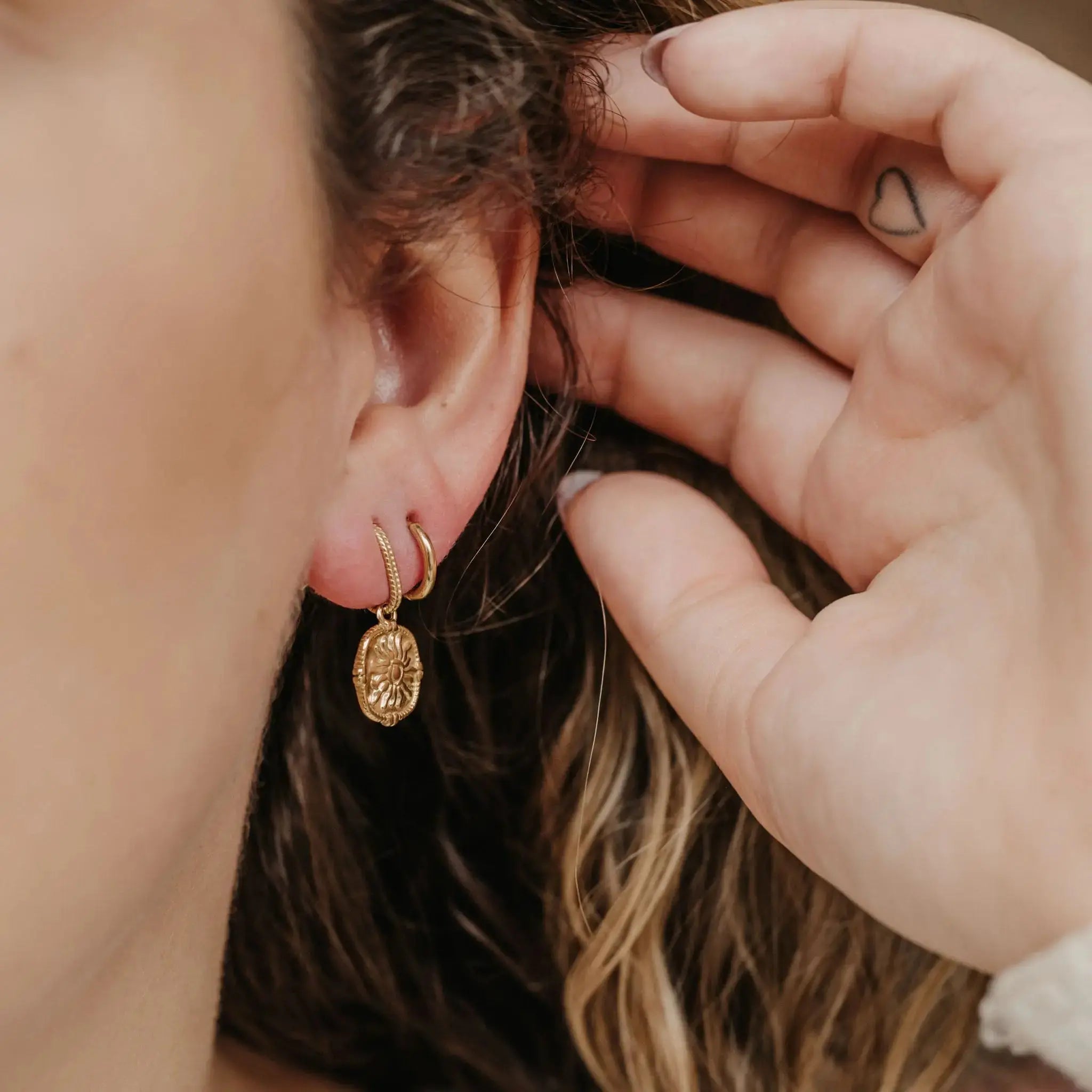 Luna Drop Waterproof Earrings