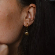Sun Hoop Waterproof Earrings