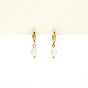 Freshwater Pearl Hoop Earrings