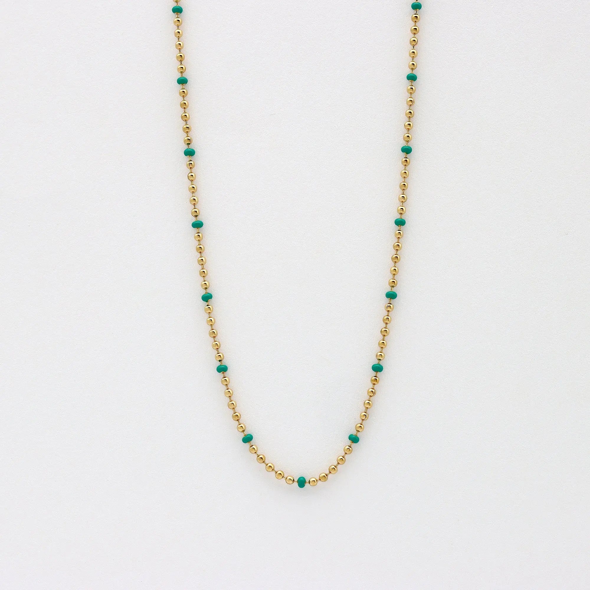 Enamel Chain Waterproof Necklace