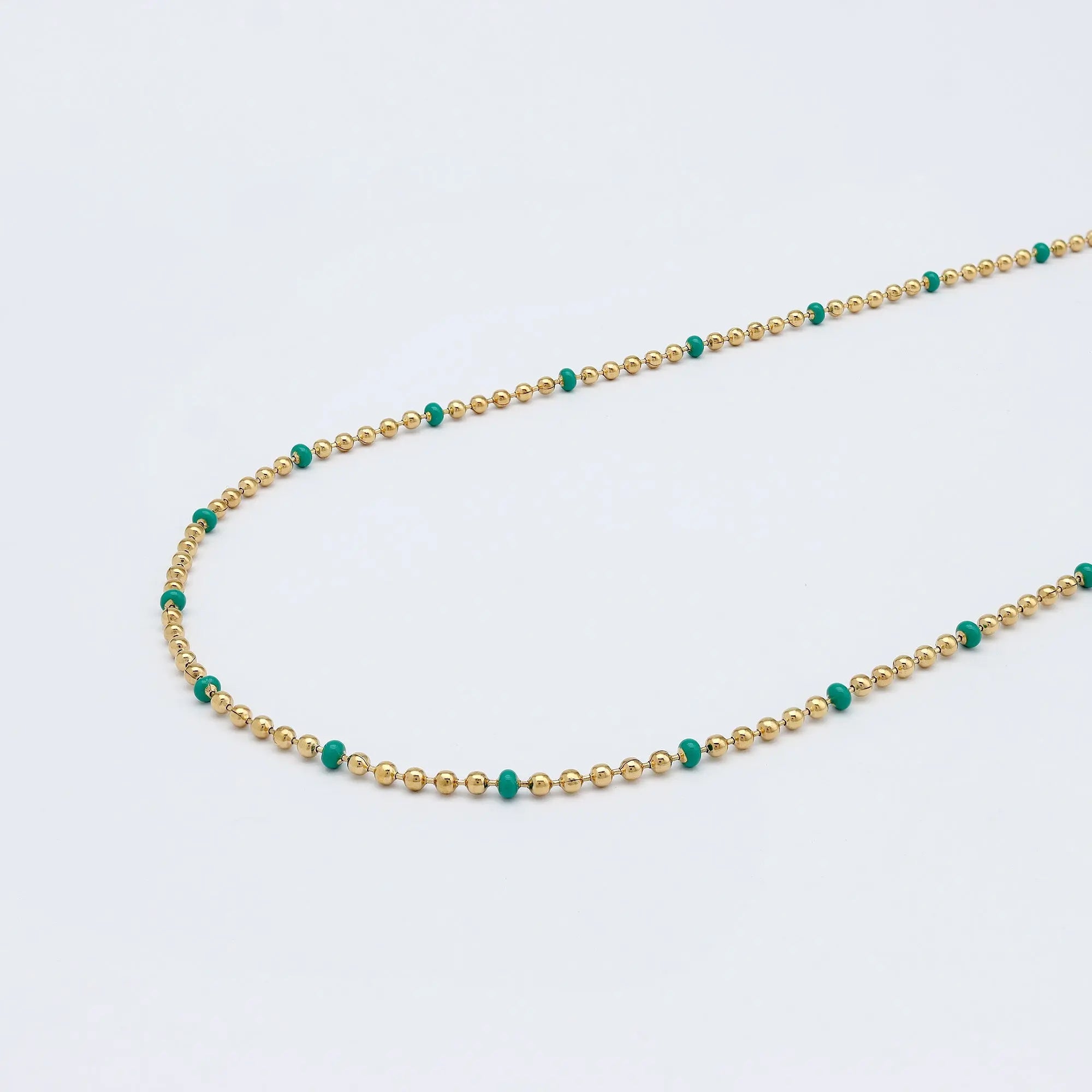 Enamel Chain Waterproof Necklace