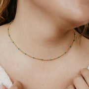 Enamel Chain Waterproof Necklace