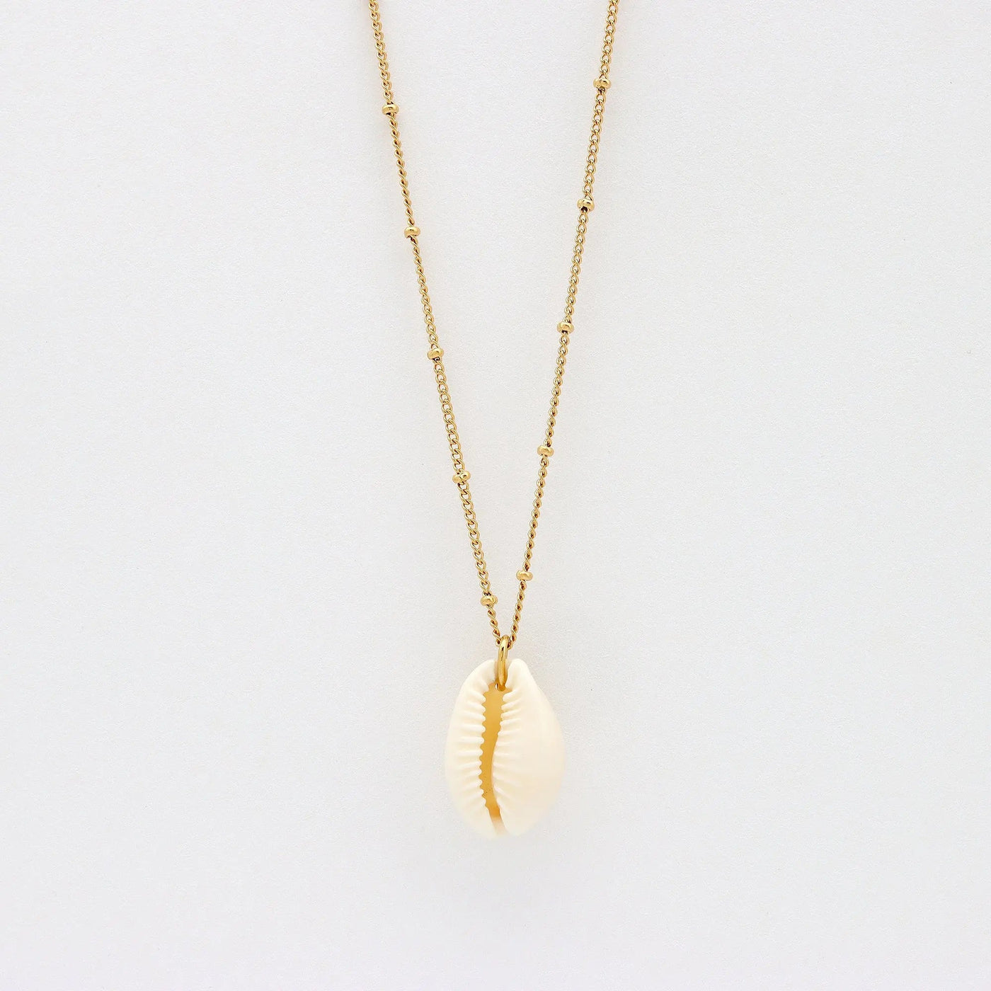 Cowrie Shell Chain Necklace