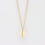 Cowrie Shell Chain Necklace
