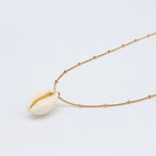 Cowrie Shell Chain Necklace