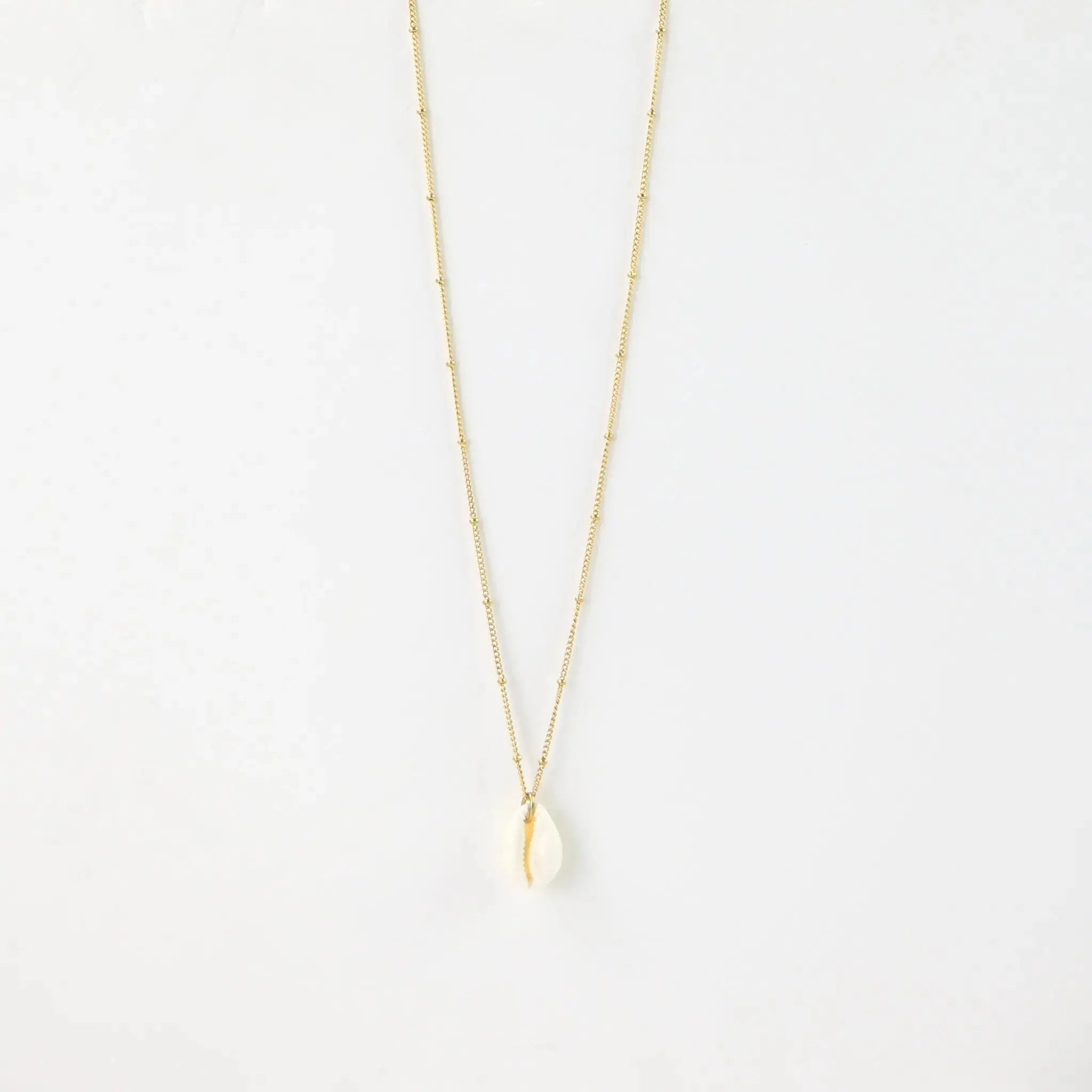 Cowrie Shell Chain Necklace