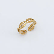 Cowrie Shell Waterproof Ring