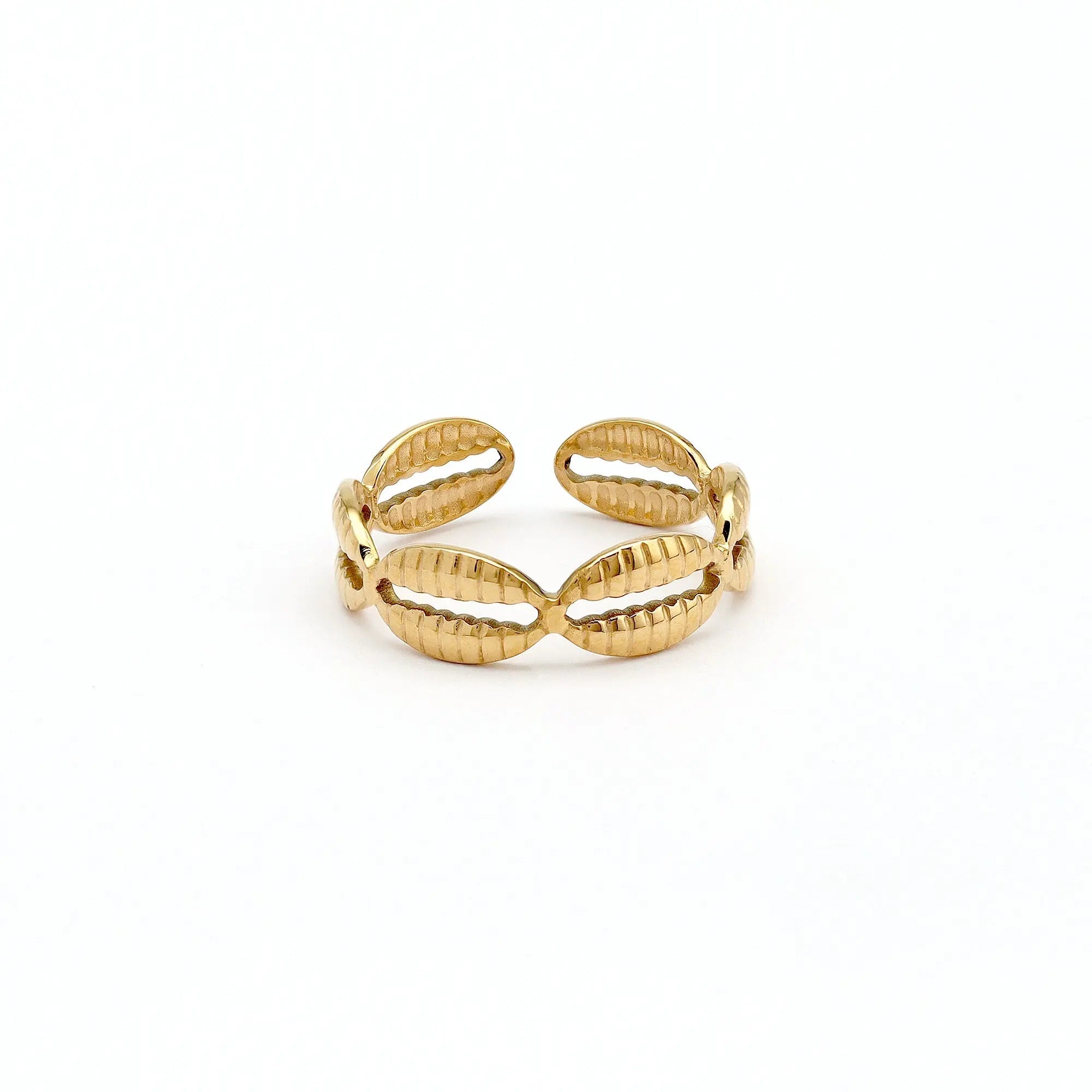Cowrie Shell Waterproof Ring
