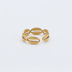 Cowrie Shell Waterproof Ring