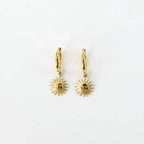 Sun Hoop Waterproof Earrings