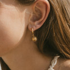 Sun Hoop Waterproof Earrings
