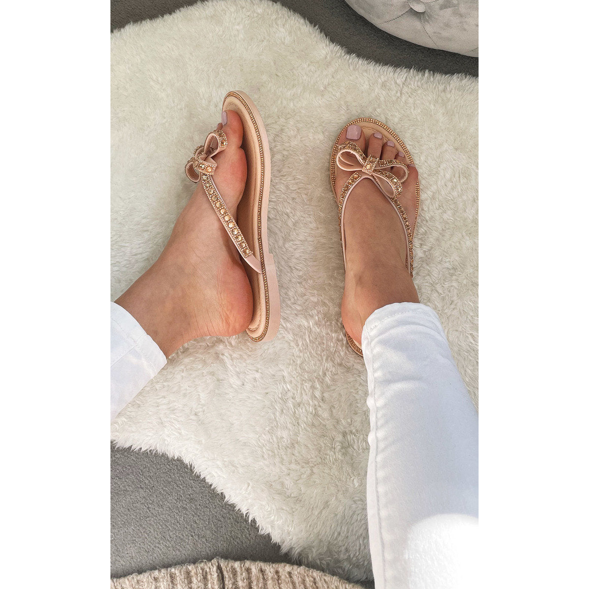 Bow Detail Sandals