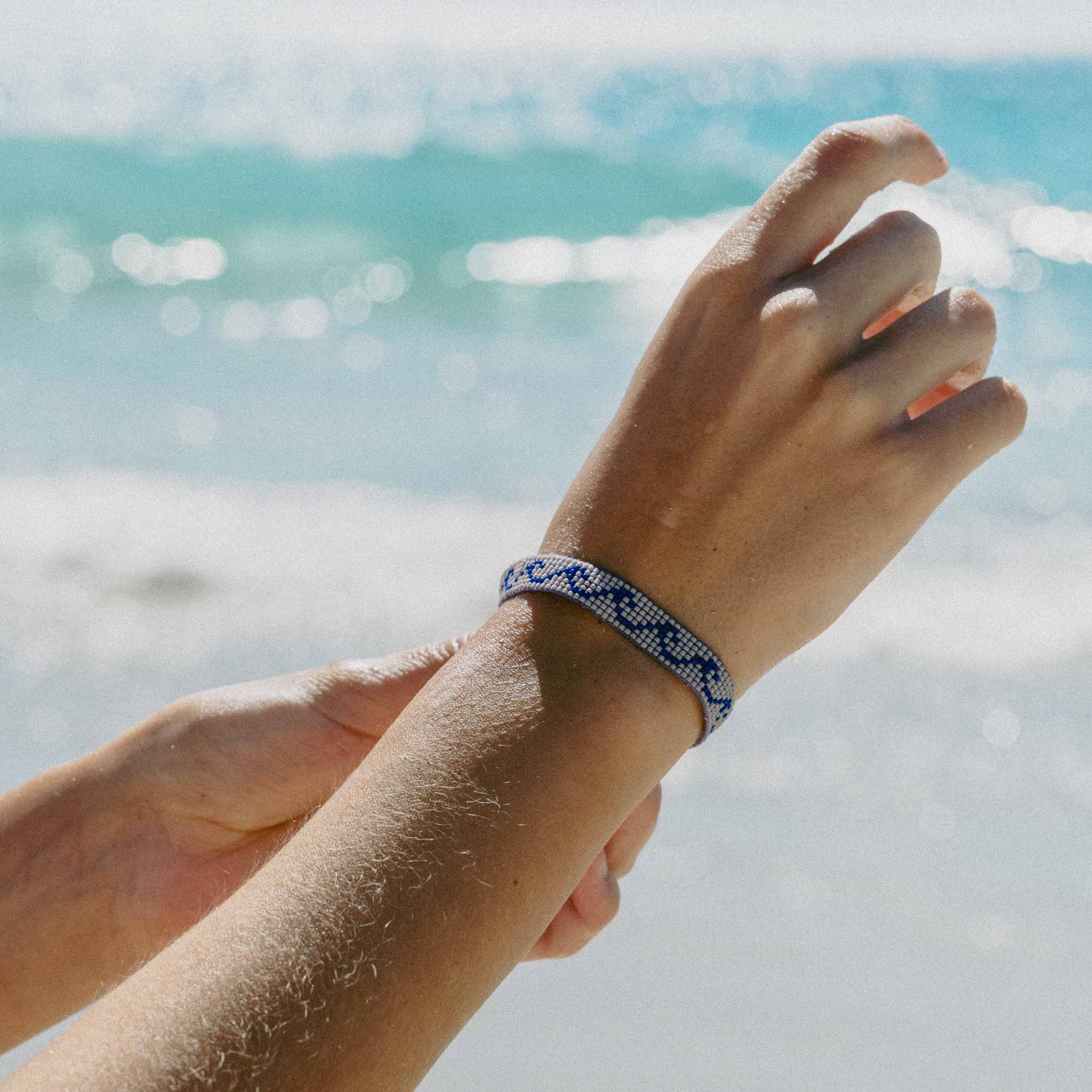 Melayang Wave Beaded Bracelet