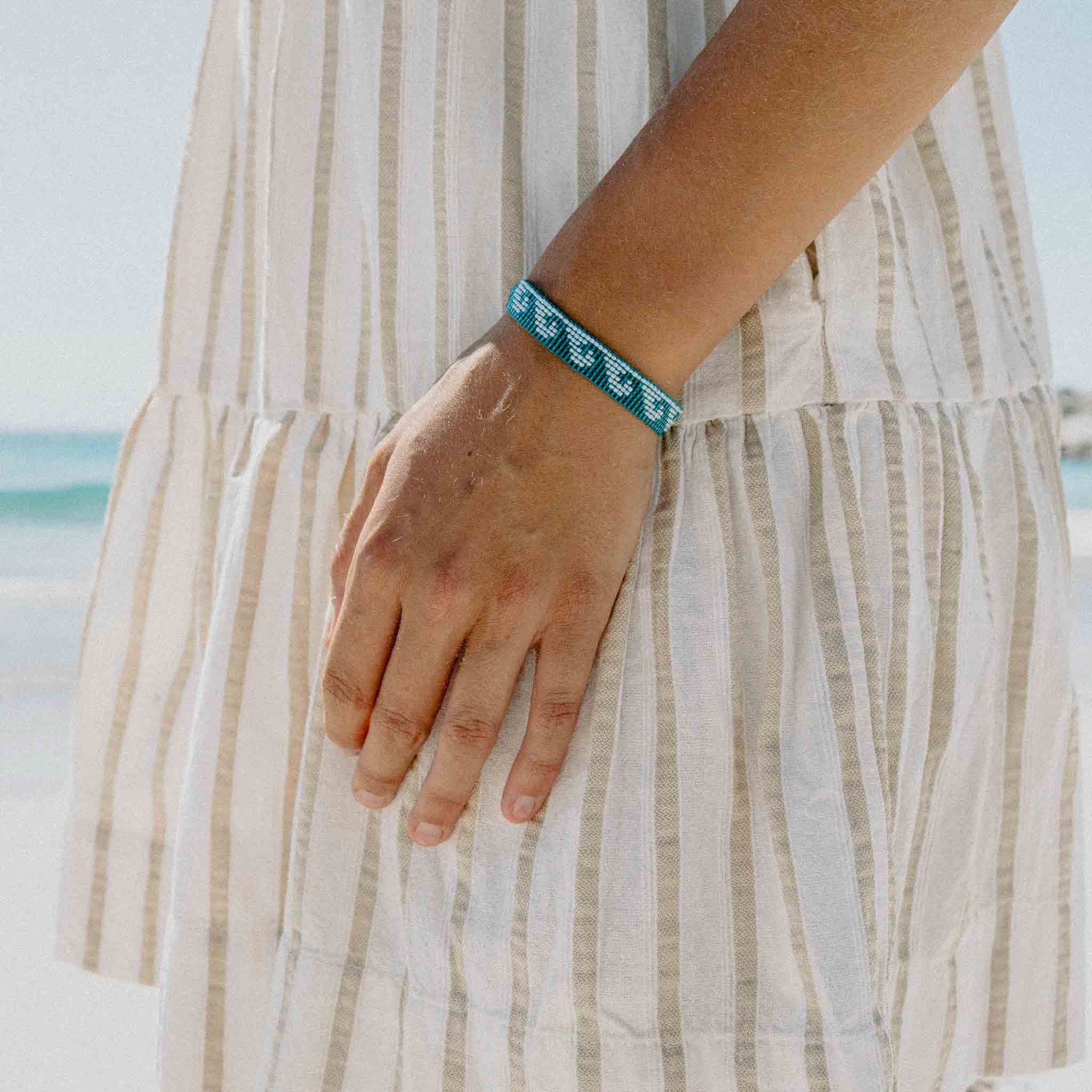 Melayang Wave Beaded Bracelet
