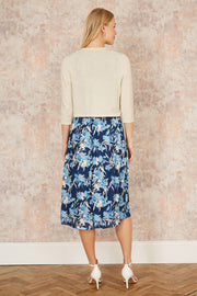 Yumi Ivory Knitted Curve Bolero