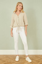 Yumi Stone Italian Linen Shirt