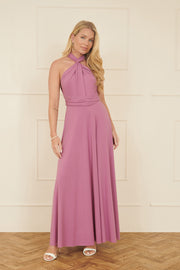 Yumi Pink Jersey Stretch Multiway Midi Dress
