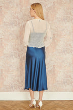 Yumi White Popcorn Yarn Tie Front Bolero