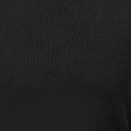 Yumi Black Knitted Ruched Midi Dress