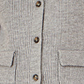 Yumi Grey Knitted Pullover Waistcoat