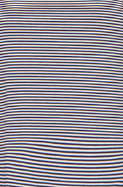 Yumi Navy Striped Jersey Long Sleeve T-Shirt