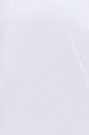 Yumi White Cotton Jersey T-Shirt With Lace Sleeves