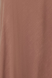 Yumi Brown Viscose Maxi Skirt