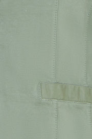 Yumi Green Stretch Cotton Blazer