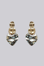 Asher Gold Large Pendant Earrings