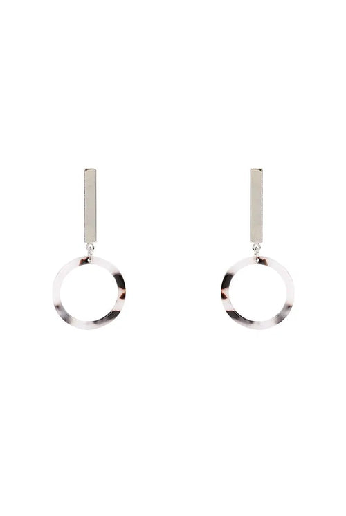 Alexa Tortoiseshell Drop Earrings
